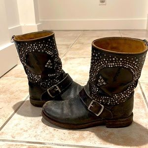Frye Moto Boots